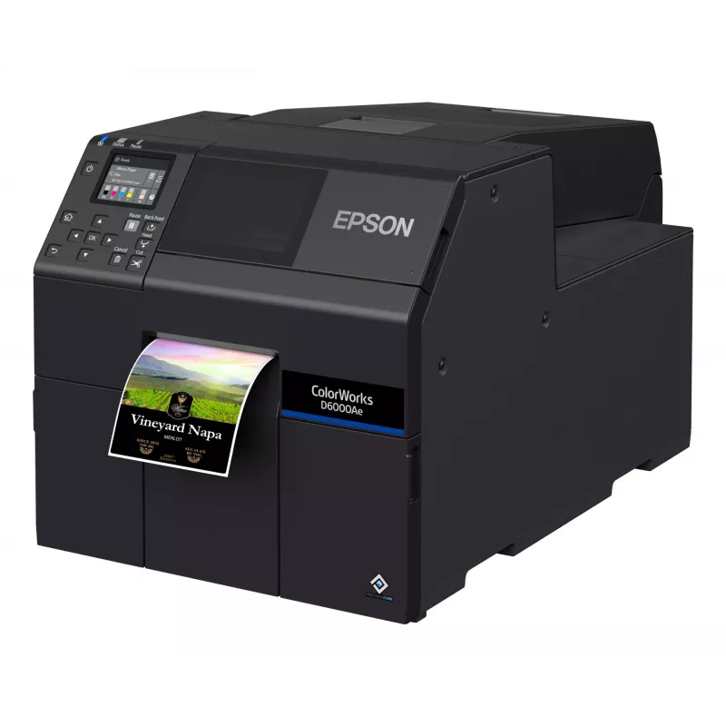 Epson ColorWorks D6000Ae etiketiprinter termosülekanne Värviline 1200 x 1200 DPI 119 mm/s Juhtmega Ethernet LAN