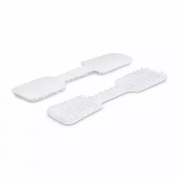 StarTech.com 3,5 tolli (9 cm) kaablisildid, 100 tk pakk, valge, konks-konksu kinnitusega kaablisildid, kirjutatavad juhtmesildid kaablihalduseks, juhtme tuvastussildid