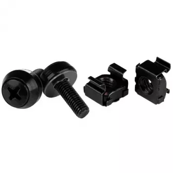 StarTech.com M5 x 12mm - kruvid ja puurimutrid - 100 tk pakend, must