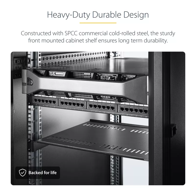 StarTech.com CABSHELF116V2PK rack accessory Riiuli riiul