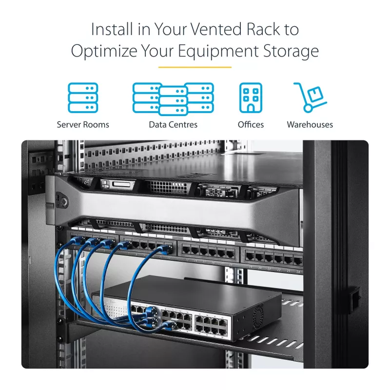 StarTech.com CABSHELF116V2PK rack accessory Riiuli riiul