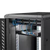 StarTech.com 1U fikseeritud serveririiuli kinnitusalus – 10 tolli sügav terasest universaalne konsoolalus 19-tollise AV/võrguseadmete riiuli jaoks – raskeveo teras – kandevõime 44 naela/20 kg, must