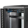 StarTech.com 1U fikseeritud serveririiuli kinnitusalus – 10 tolli sügav terasest universaalne konsoolalus 19-tollise AV/võrguseadmete riiuli jaoks – raskeveo teras – kandevõime 44 naela/20 kg, must