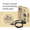 CLUB3D USB Type C + HDMI™ + MiniDisplayPort™ 1.2 to HDMI™ 4K60Hz HDR M/M aktiivne adapter 32AWG
