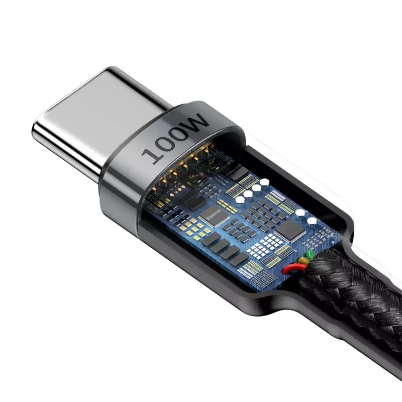 Baseus Cafule USB-kaabel USB 2.0 2 m USB C Must