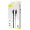 Baseus Cafule USB-kaabel USB 2.0 2 m USB C Must