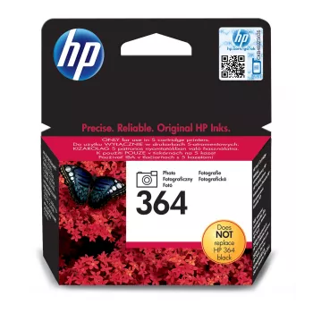 HP 364 Photo originaalne tindikassett, standardne saagikus, fotomust, värvipõhine tint, 1 tk, 130 lehekülge