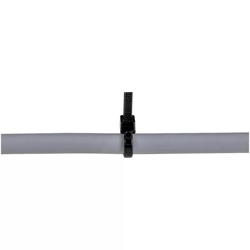 StarTech.com 100-Pack 6 inch(15cm) kaablisidemed - 1/8 inch(3,6mm) laiad, 1-3/8 inch(39mm) kimbu läbimõõt, 40lb(18kg) tõmbetugevus, nailonist iselukustuvad tõmblukud kumera otsaga, UL loetletud, mustad - TAA