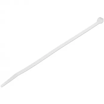 StarTech.com 8-tolline (20 cm) kaablisidemed - 1/8 tolli (4 mm) laiad, 2-1/8 tolli (55 mm) kimbu läbimõõt, 50 naela (22 kg) tõmbetugevus, nailonist iselukustuvad kaablisidemed kumera otsaga - 94V-2/UL loetletud, 100 tk pakendis - valge