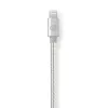 Nedis CCTB39940AL10 Lightning-kaabel 1 m alumiiniumist 3,5 mm pistikuga