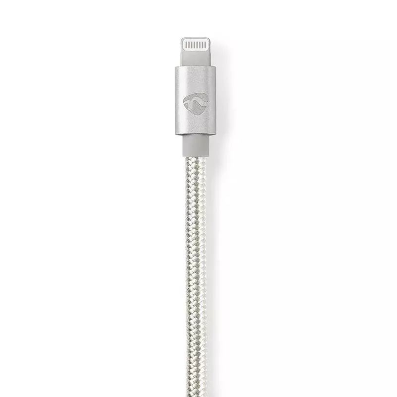 Nedis CCTB39940AL10 Lightning-kaabel 1 m alumiiniumist 3,5 mm pistikuga
