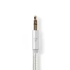 Nedis CCTB39940AL10 Lightning-kaabel 1 m alumiiniumist 3,5 mm pistikuga