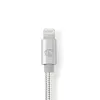 Nedis CCTB39940AL10 Lightning-kaabel 1 m alumiiniumist 3,5 mm pistikuga