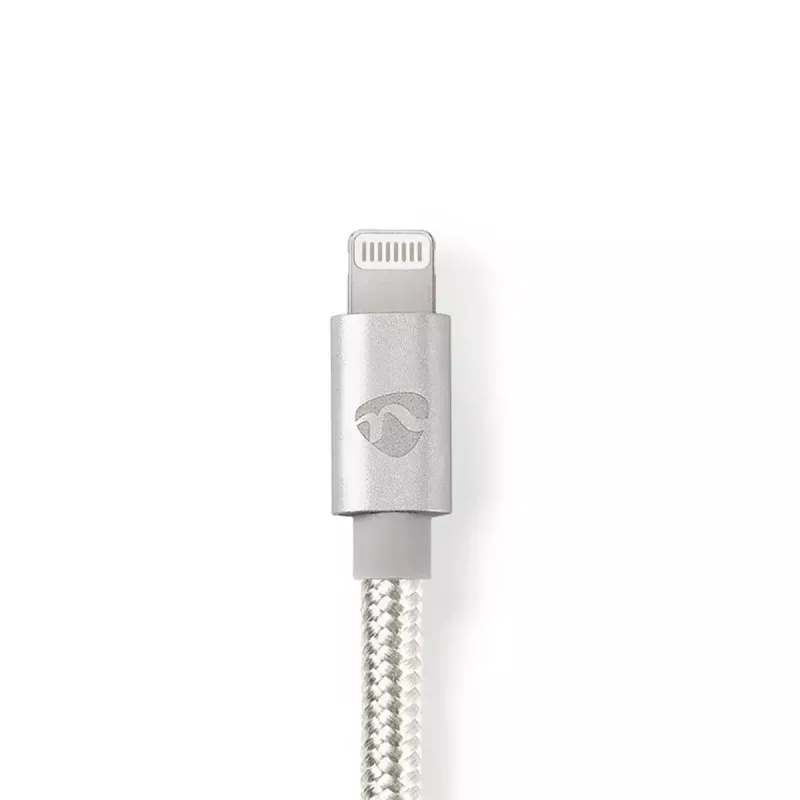 Nedis CCTB39940AL10 Lightning-kaabel 1 m alumiiniumist 3,5 mm pistikuga