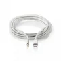 Nedis CCTB39940AL10 Lightning-kaabel 1 m alumiiniumist 3,5 mm pistikuga