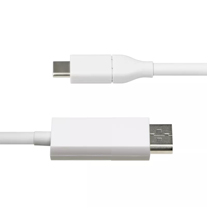 StarTech.com 6ft (2m) USB-C to DisplayPort 1.2 kaabel, Bidirectional, 4K 60Hz, Valge Video Adapter Cord for Apple MacBook Pro / Air M1 M2 M3 M4, Mac Mini / Studio, Thunderbolt Ühilduv