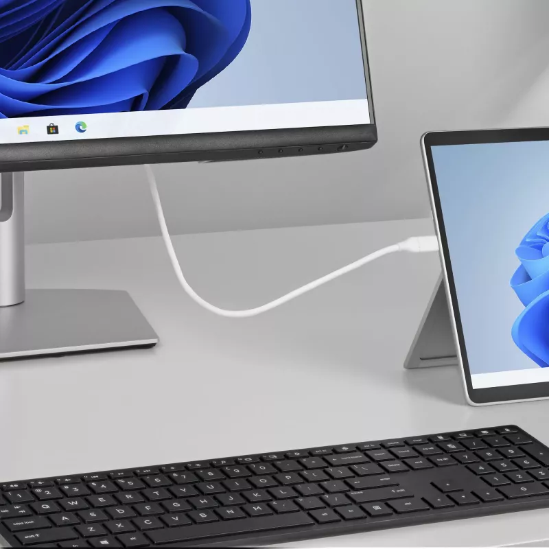 StarTech.com 6ft (2m) USB-C to DisplayPort 1.2 kaabel, Bidirectional, 4K 60Hz, Valge Video Adapter Cord for Apple MacBook Pro / Air M1 M2 M3 M4, Mac Mini / Studio, Thunderbolt Ühilduv