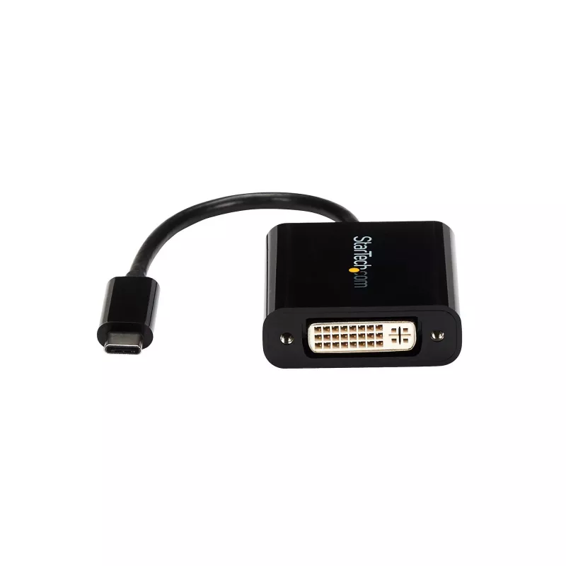 StarTech.com USB-C DVI-adapter - Must - 1920x1200 - USB USB-C videomuundur teie DVI-D ekraani/monitori/projektori jaoks - Täiendatud versioon on CDP2DVIEC