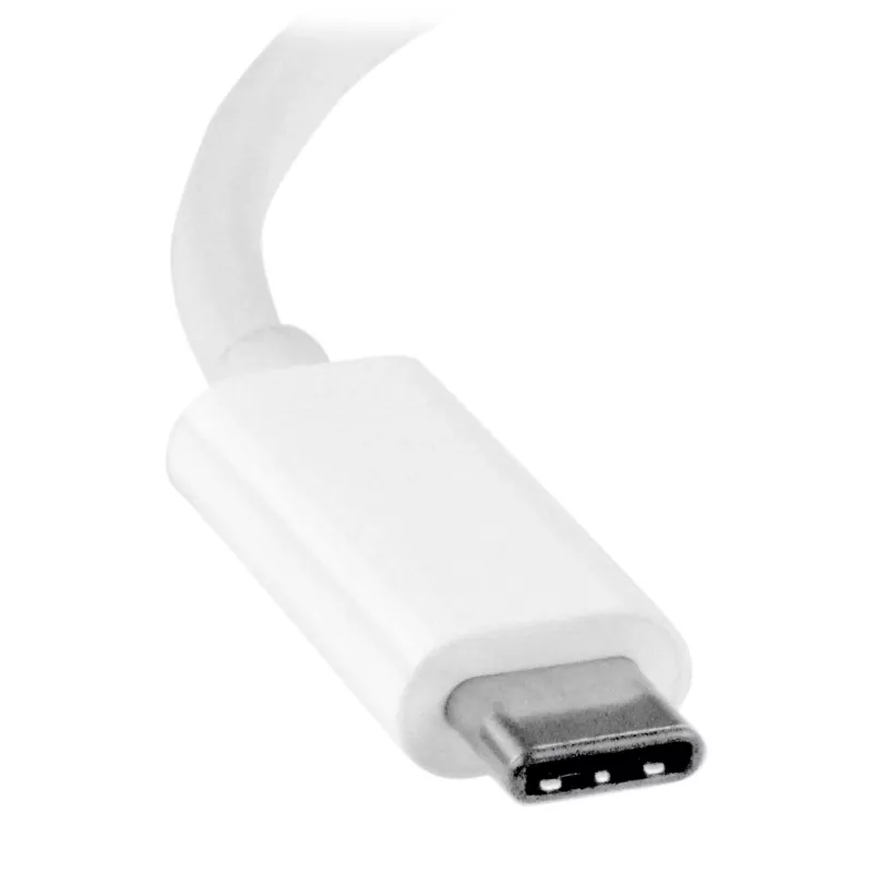 StarTech.com USB-C DVI-adapter - valge, 3.2 Gen 2 (3.1 Gen 2), USB USB-C, DVI väljund, 1920 x 1200 pikslit
