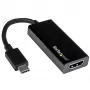 StarTech.com USB-C HDMI-adapter 4K 30Hz - Must, 3.2 Gen 2 (3.1 Gen 2), USB USB-C, HDMI-väljund, 3840 x 2160 pikslit