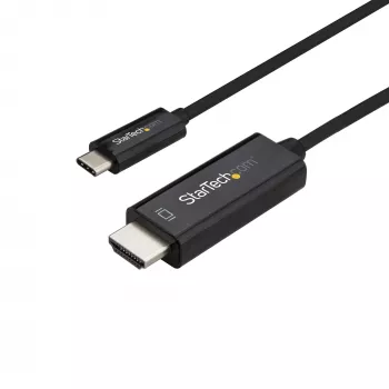StarTech.com 10 jala (3 m) USB-C – HDMI kaabel – 4K 60 Hz USB USB-C – HDMI 2.0 video adapterkaabel – Thunderbolt 3 ühilduv – sülearvuti HDMI ekraanile/kuvarile – DP 1.2 alternatiivrežiim HBR2 – must