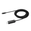StarTech.com 10 jala (3 m) USB-C – HDMI kaabel – 4K 60 Hz USB USB-C – HDMI 2.0 video adapterkaabel – Thunderbolt 3 ühilduv – sülearvuti HDMI ekraanile/kuvarile – DP 1.2 alternatiivrežiim HBR2 – must