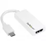 StarTech.com USB-C HDMI-adapter - Valge - 4K 60Hz, USB USB-C, HDMI-väljund, 3840 x 2160 pikslit