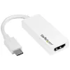 StarTech.com USB-C HDMI-adapter - Valge - 4K 60Hz, USB USB-C, HDMI-väljund, 3840 x 2160 pikslit
