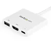 StarTech.com USB-C mitmeportadapter HDMI-ga - USB 3.0 port - 60W PD - Valge