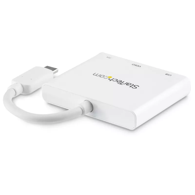 StarTech.com USB-C mitmeportadapter HDMI-ga - USB 3.0 port - 60W PD - Valge