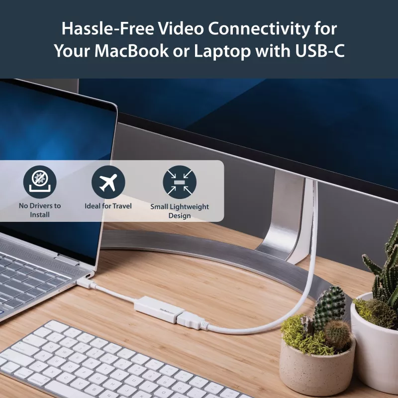 StarTech.com USB-C–HDMI-adapter 4K 30 Hz – valge