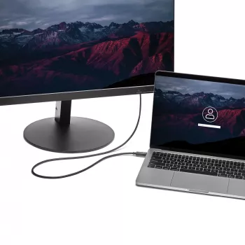 StarTech.com 6ft/2m USB C to VGA kaabel - 1920x1200/1080p USB USB-C VGA videoaktiivne adapterkaabel - Thunderbolt 3 ühilduv - Sülearvuti VGA monitori/projektoriga - DP Alt Mode HBR2