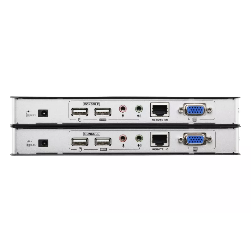 ATEN USB VGA KVM-pikendaja heli ja RS-232-ga (200 m)