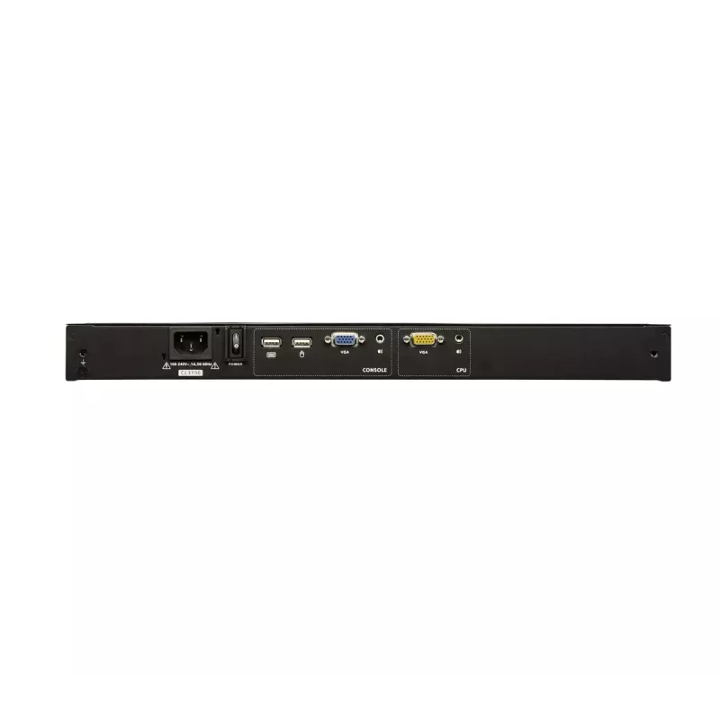 ATEN 1U lühikese sügavusega USB VGA ühe siiniga LCD-konsool