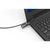 Kombinatsioonlukk Compulocks CL37 T-varvaga turvakaabel Must
