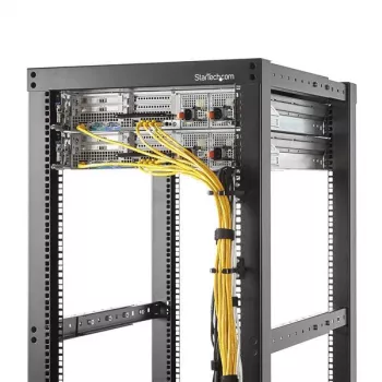 StarTech.com 1U vertikaalne serveririiuli kaablihalduse D-rõngakonks - 1,8x3,9in (4,5x10cm)