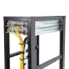 StarTech.com 1U vertikaalne serveririiuli kaablihalduse D-rõngakonks - 1,8x3,9in (4,5x10cm)