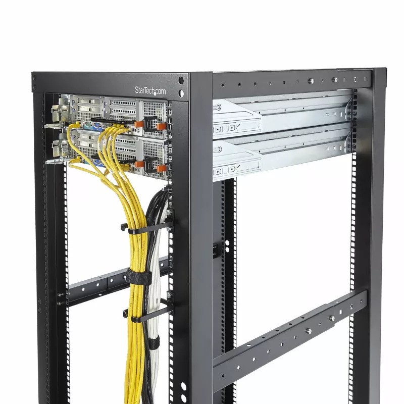 StarTech.com 5-Pack 1U Vertical kaabel Management D-Ring Hooks, kaabel Manager For 19 inch Server Racks/Cabinets, võrk Rack Wire Organizers, kaabel Guide Rings