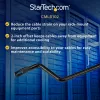 StarTech.com horisontaalsed kaablisidumislatid 2-tollise nihkega restidele - 10 tk pakk