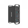 Dokkimisjaam CANYON CNS-HDS95ST — USB-C (USB 3.2 Gen 2) dokkimine 2× HDMI, 2× USB 3.2 Gen1, 2× USB 2.0, Gigabit Ethernet, 100 W, alumiinium, must