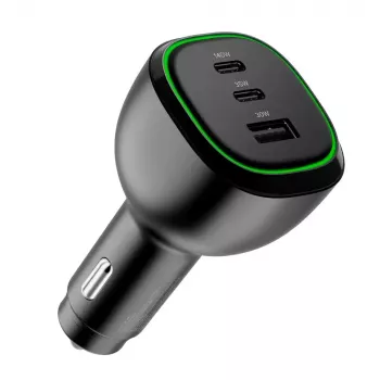 ALOGIC Rapid Power 165W USB-C autolaadija koos 240W laadimiskaabliga