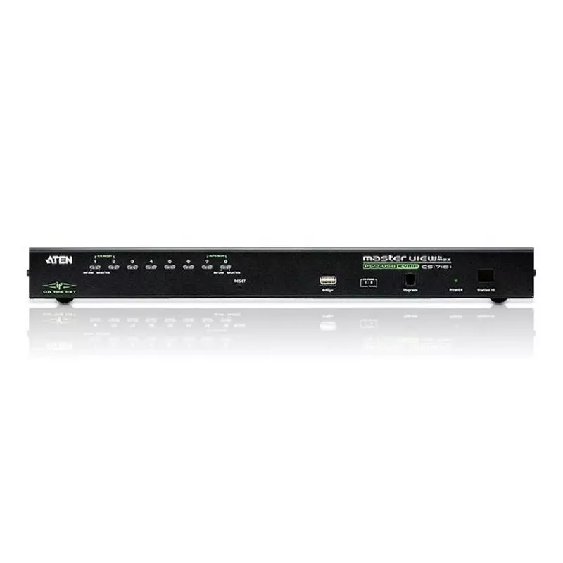 ATEN 8-pordiline USB/PS/2 VGA KVM-over-IP-lüliti USB-lisaseadmepordiga