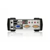ATEN 2-pordiline USB - PS/2 VGA KVM-lüliti heli ja USB 2.0 jaoturiga (KVM-kaablid kaasas)