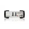 ATEN 2-pordiline USB - PS/2 VGA KVM-lüliti heli ja USB 2.0 jaoturiga (KVM-kaablid kaasas)