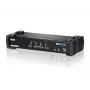 ATEN 4-Port USB DVI Dual Link KVM Switch koos heli ja USB 2.0 jaoturiga (KVM-kaablid kaasas)