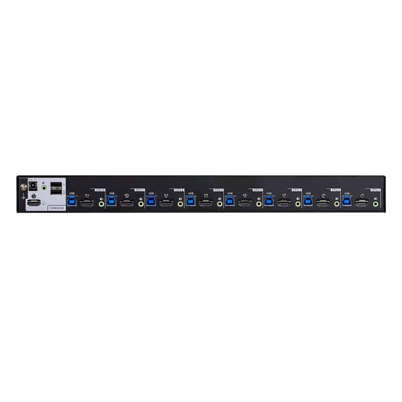 ATEN 8-pordiline USB 3.0 4K HDMI KVM-lüliti, 4096 x 2160 pikslit, 4K Ultra HD, 9.77 W, must