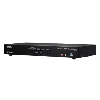 ATEN 4-pordine USB 3.0 4K HDMI kahe ekraaniga KVMP™ lüliti