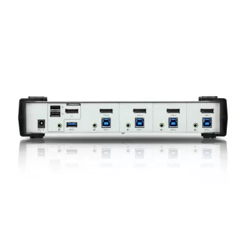 ATEN 4-pordiline USB 3.1 Gen 1 DisplayPort 1.1 KVMP™ lüliti kõlariga (KVM-kaablid kaasas)