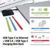 CLUB3D USB Type-C to Ethernet + USB 3.0 + USB Type-C Charging Mini Dock