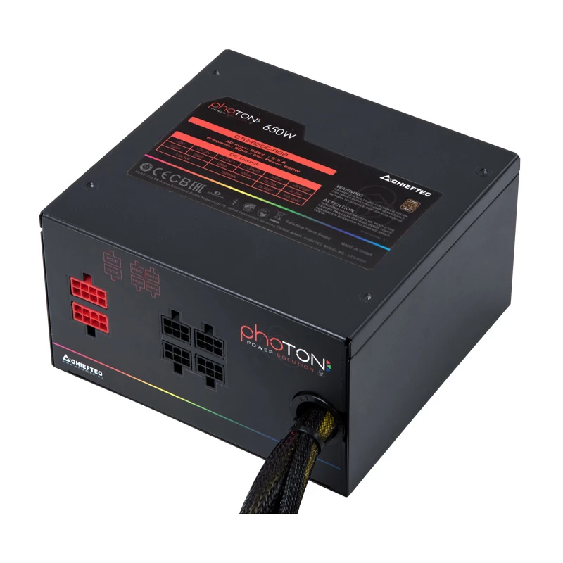 Chieftec Photon toiteplokk 650 W 24-pin ATX PS/2 must